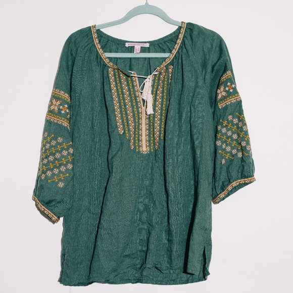N/a Tops - Ukrainian embroidery shirt